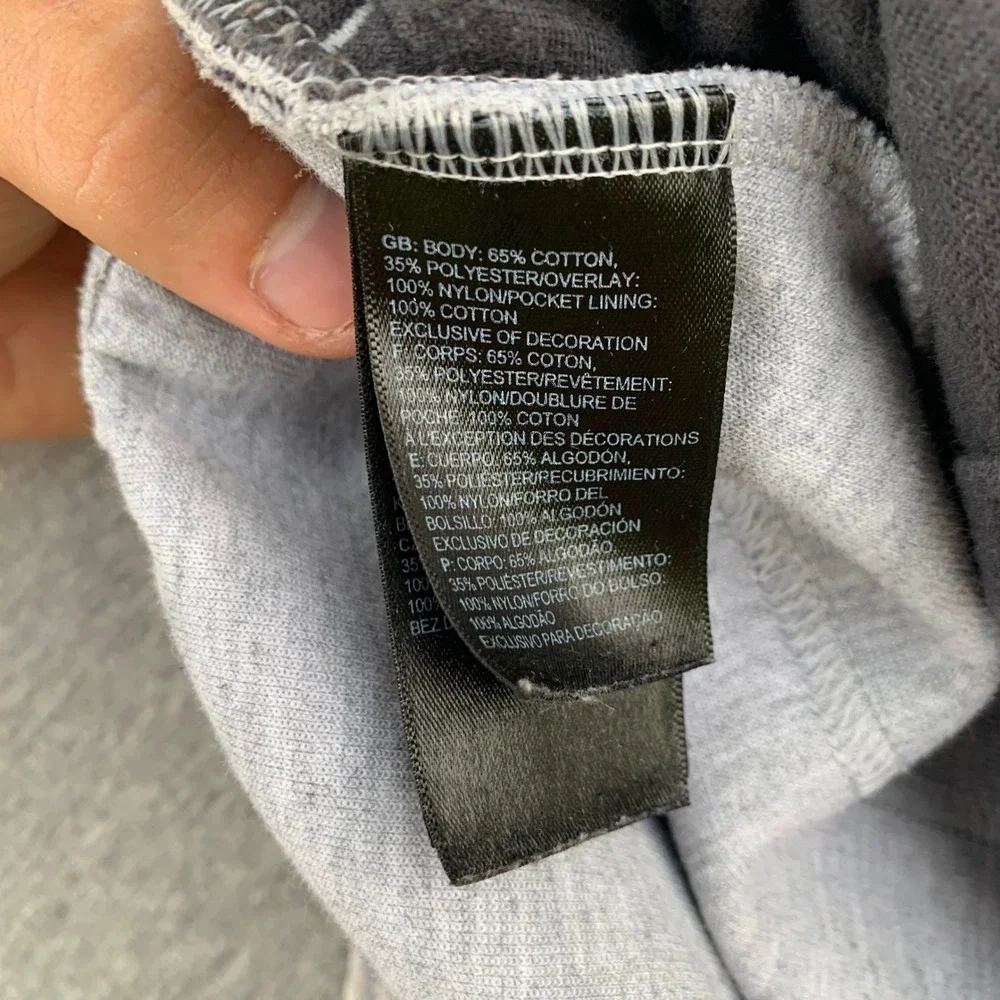 The North Face Mens Grey Knit Athletic Shorts Small Zip Back Pocket Logo S